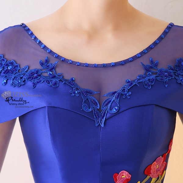 PW609- **พร้อมส่งสีแดง**ชุดกี่เพ้ายาว ชุดยกน้ำชา ชุดถ่ายพรีเวดดิ้ง (prewedding dress) & ชุดแต่งงานแฟนซี (Fancy wedding dress) "ธีมสีแดง"