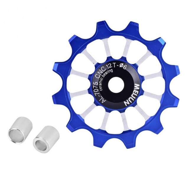 ลูกกลิ้งตีนผีเซรามิค 12T ยี่ห้อ MEIJUN ลื่น เบา ทน ติดจักรยาน ลูกรอก