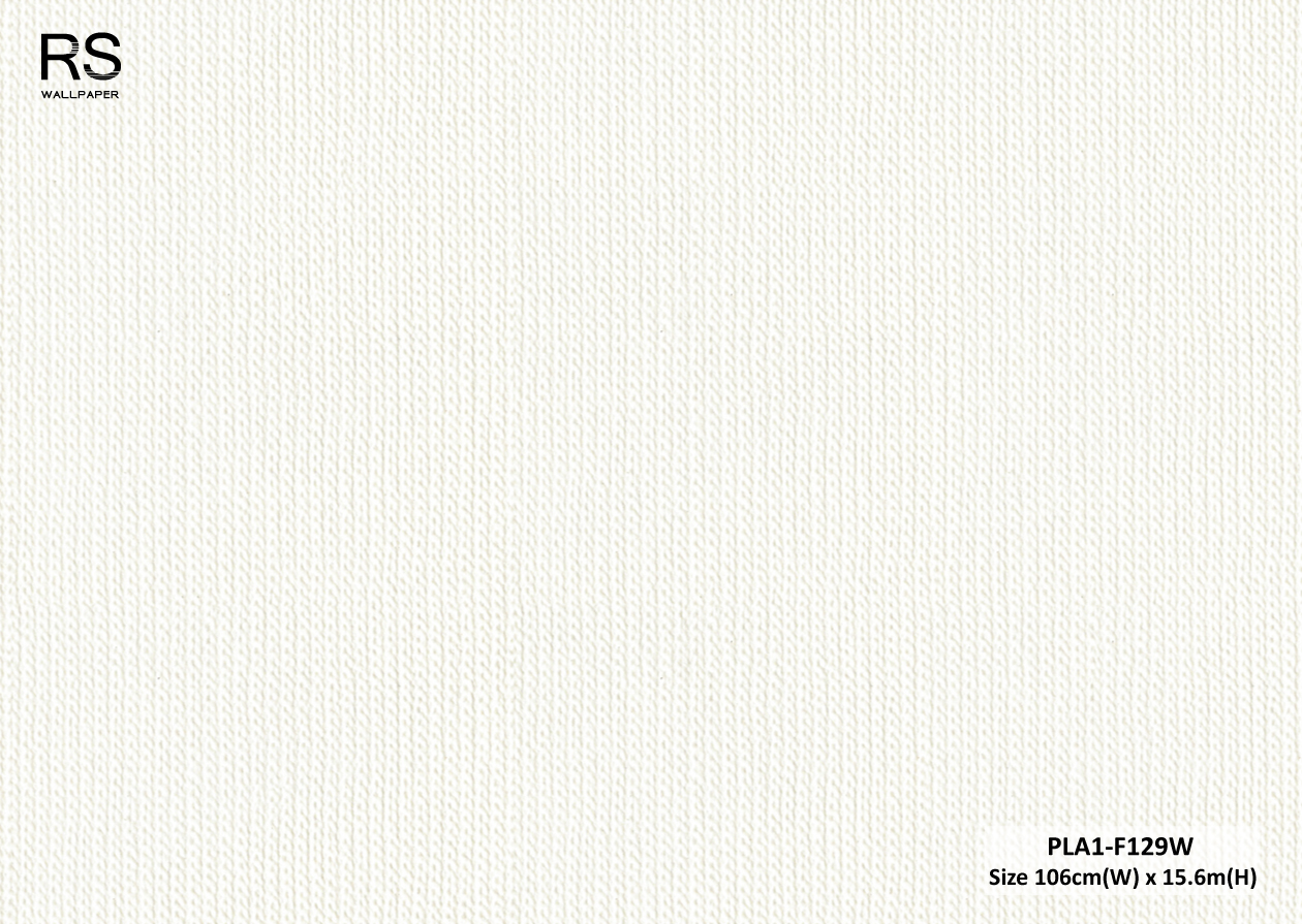 วอลเปเปอร์ สีขาว PLA1-F129W