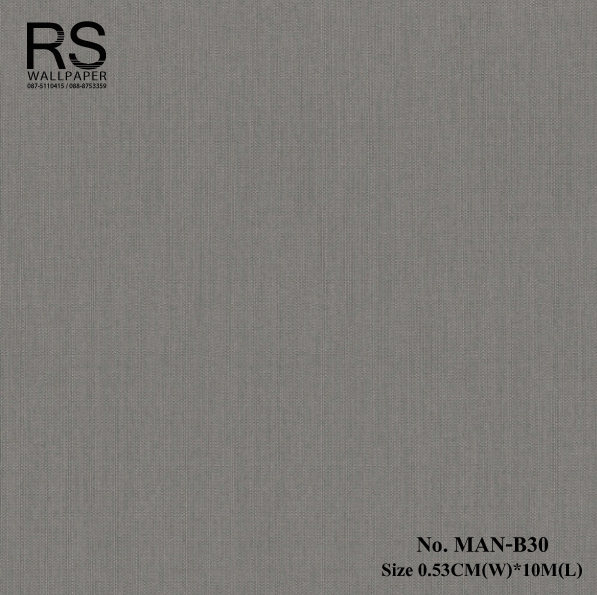 วอลเปเปอร์เทกเจอร์ผ้าพื้นสีดำ MAN-B30
