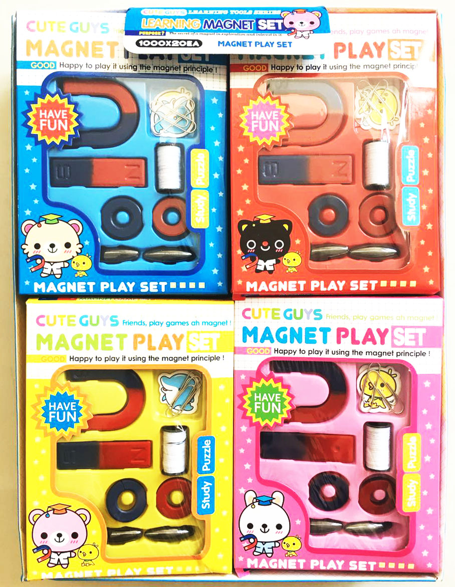 ชุดแม่เหล็กเสริมทักษะกล่องเกาหลี 15 ซม. (1x20)