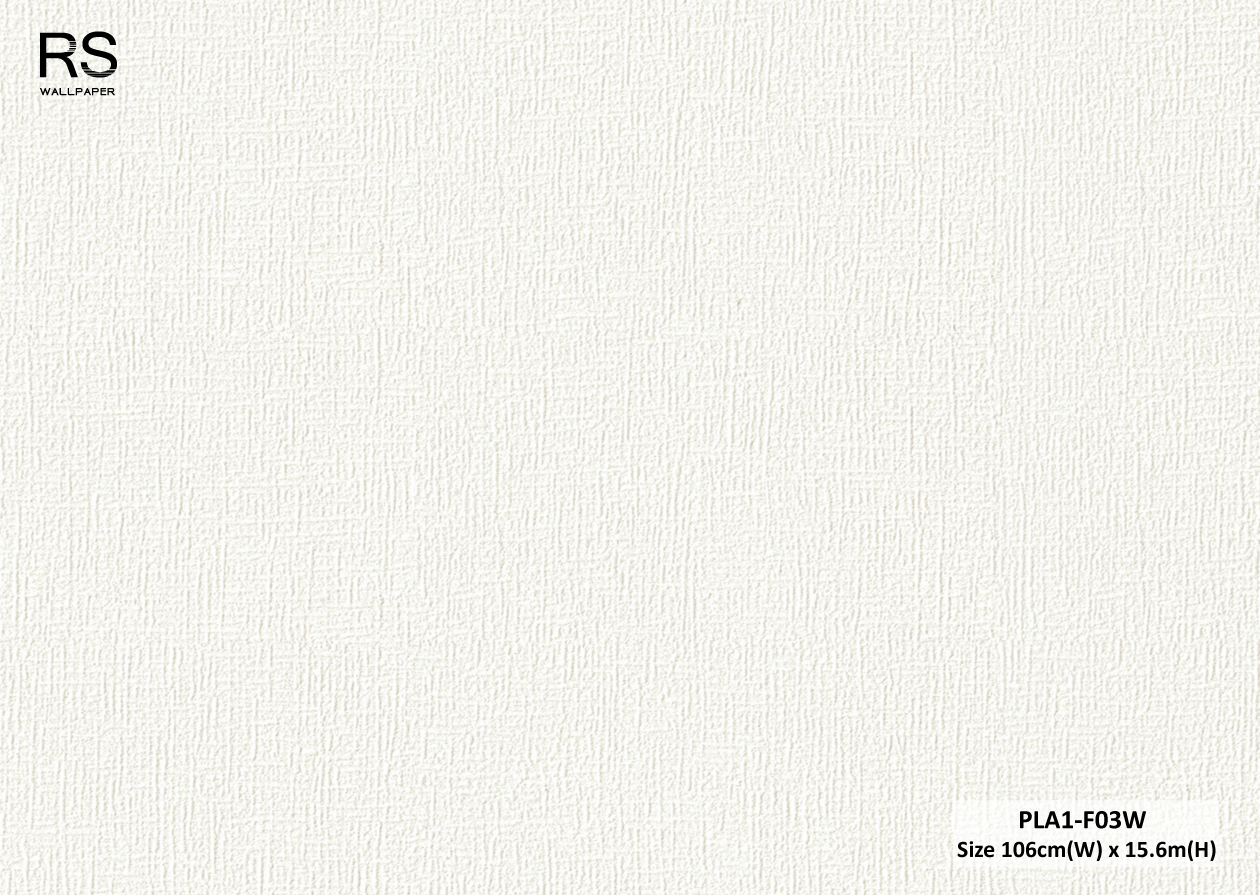 วอลเปเปอร์ สีขาว PLA1-F03W