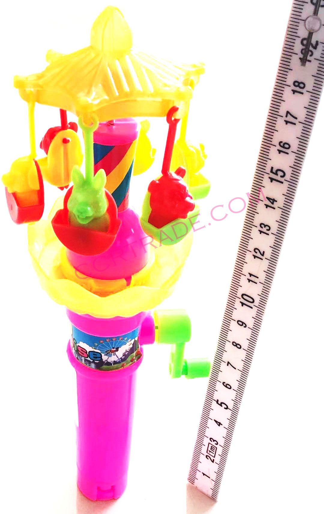 คทาพัดลมชิงช้า มือหมุน 20 ซม.