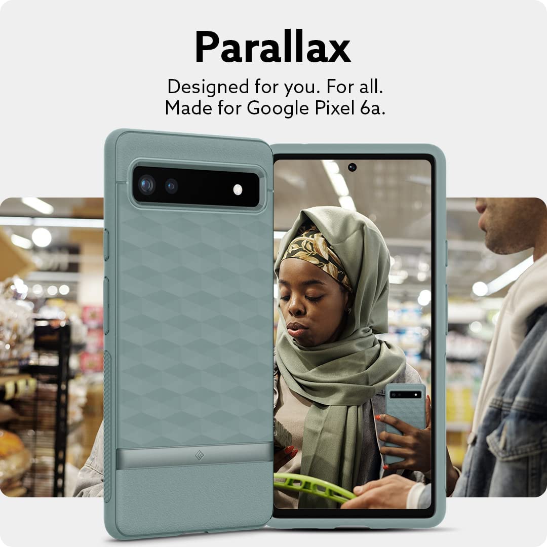Caseology Parallax Pixel 6a Case Sage Green