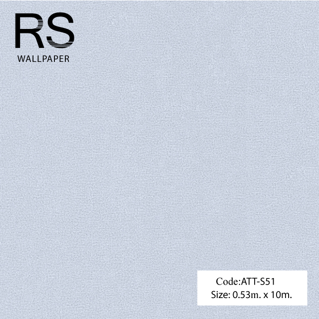 วอลเปเปอร์พื้นเรียบสีฟ้าอ่อนอมม่วง ATT-S51