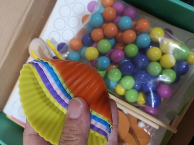 ชุดฝึกความจำ แยกสี ฝึกกล้ามเนื้อมัดเล็ก