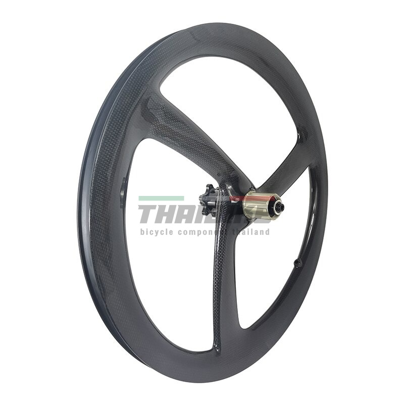 ล้อจักรยานคาร์บอนสามก้านแบบดิสเบรค 20 นิ้ว 451 100/135
