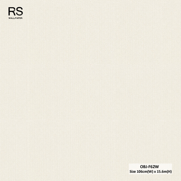 วอลเปเปอร์ สีครีม OBJ-F62W