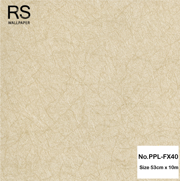วอลเปเปอร์ สี่ทองอ่อน ลายกระดาษสามีกากเพชร No.PPL-FX40