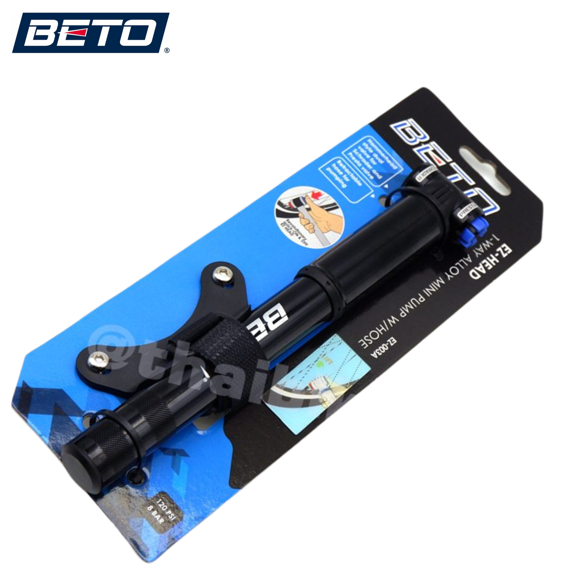 สูบจักรยานพกพา BETO EZ-003A สูบพกพา งานดีสูบง่าย