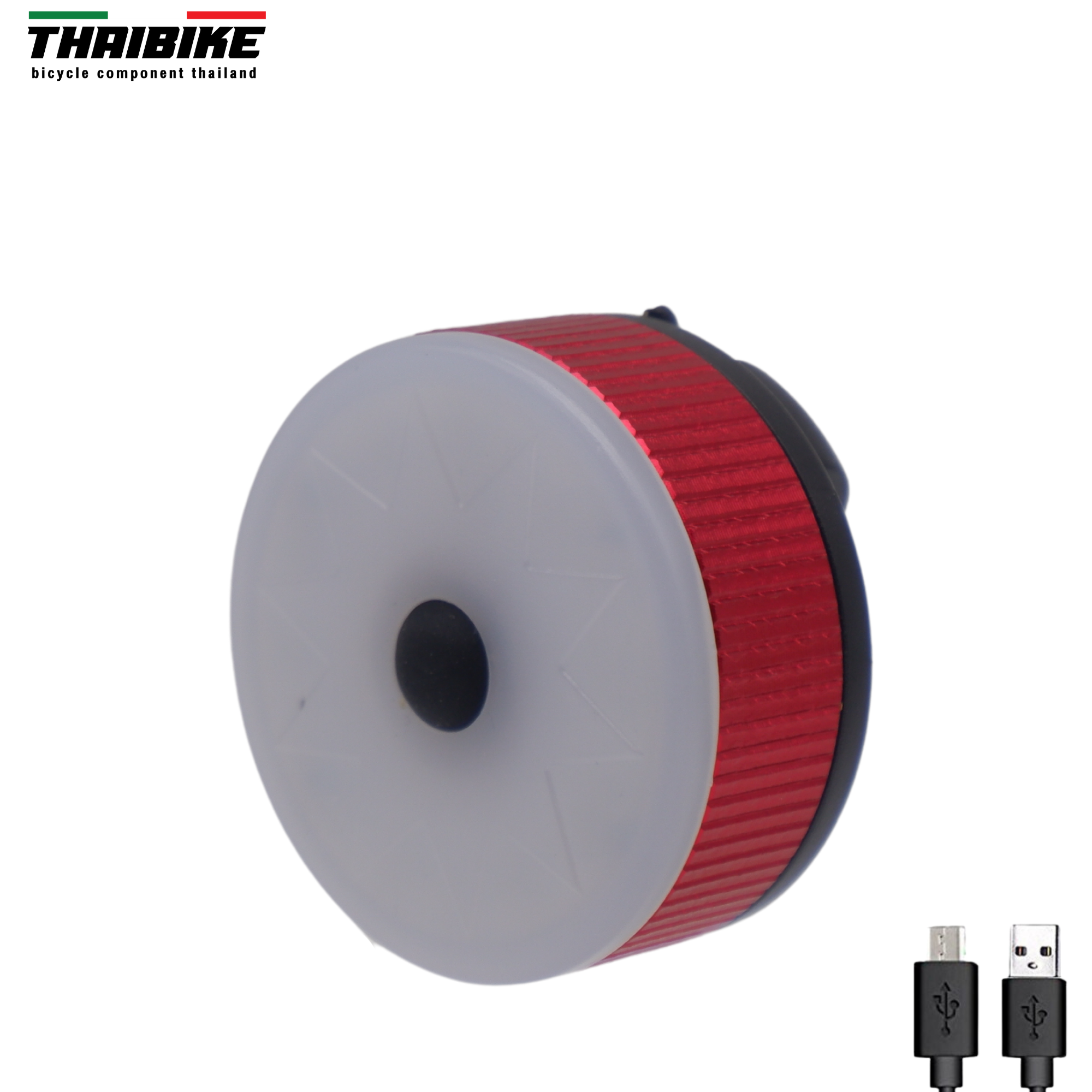 ไฟท้ายจักรยานชาร์จ USB DONUT USB