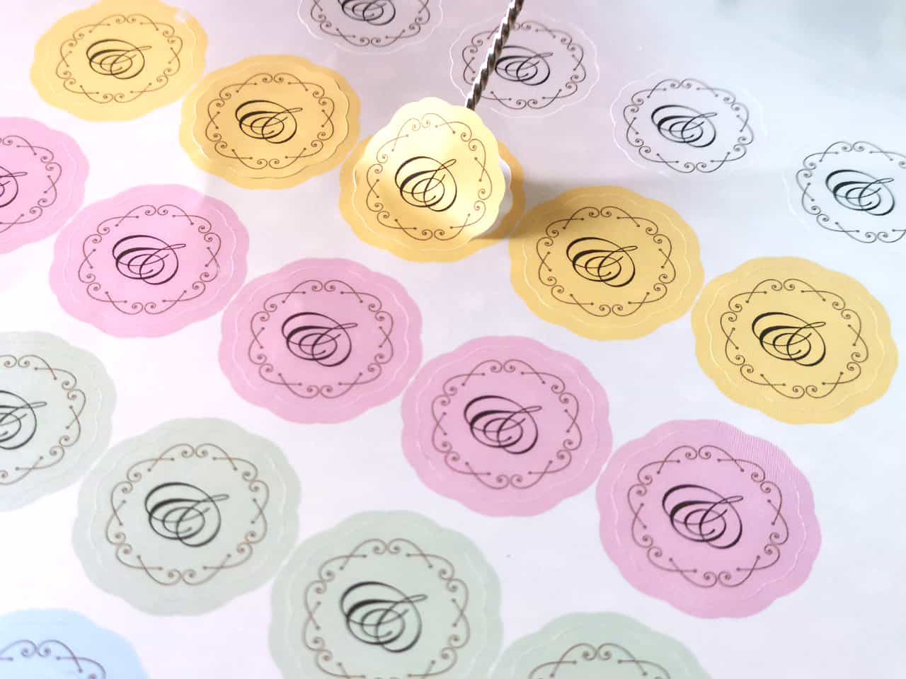 ฉลากสินค้าสีเงิน สติ๊กเกอร์ฟรอยเงิน (เงินด้าน)