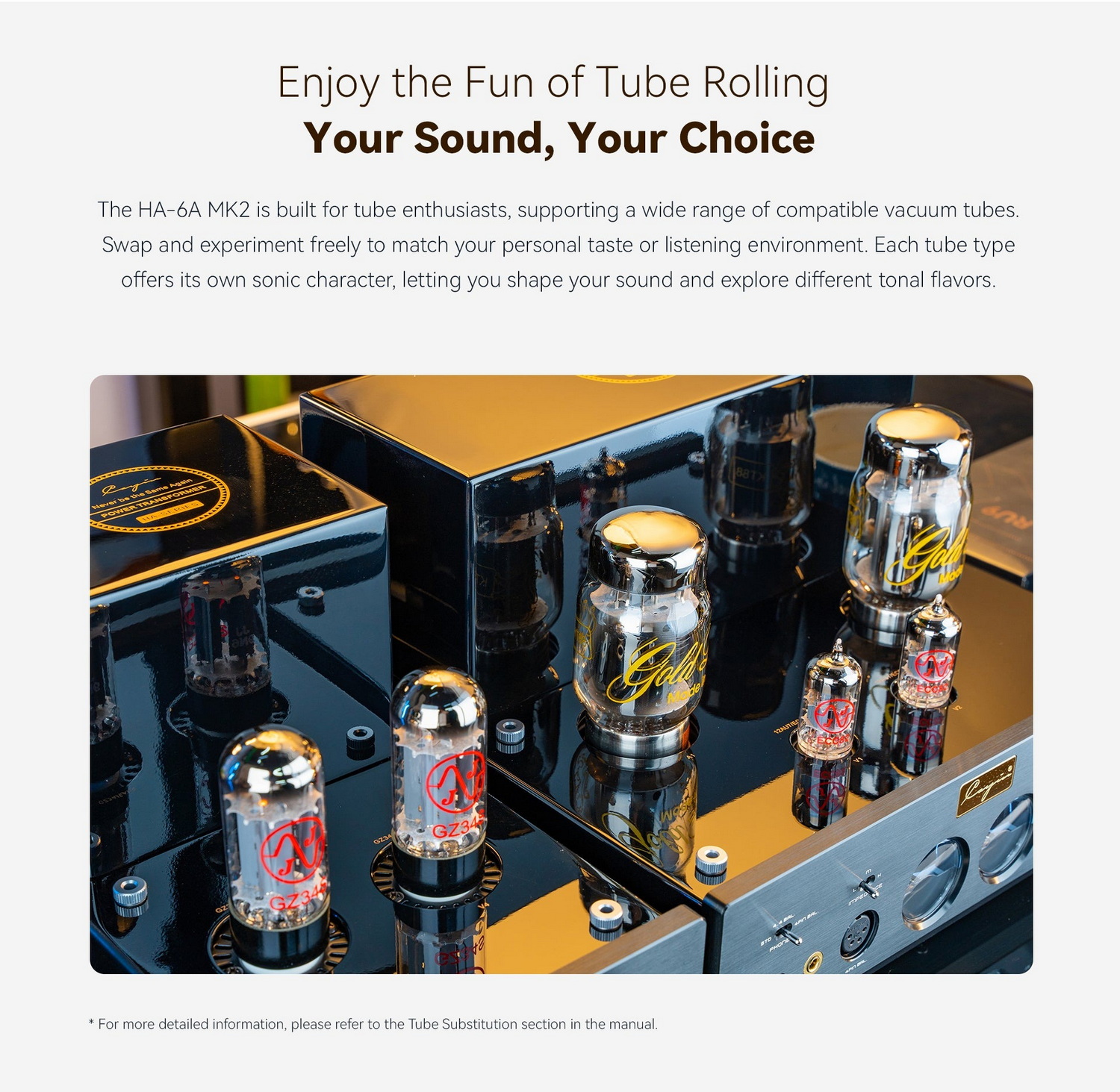 Cayin HA-6AMK2 แอมป์หูฟังหลอดแก้วสุญญากาศแบบตั้งโต๊ะ ระดับเรือธง ยกระดับการออกแบบใหม่ ประกันศูนย์ไทย