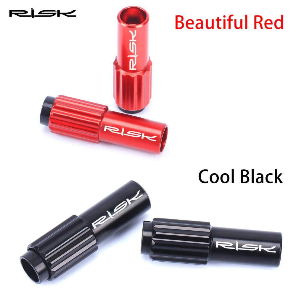 ตัวปรับสายเกียร์ สายเบรค จักรยาน RISK แบบอลูมิเนียม Cable Adjustment Screw