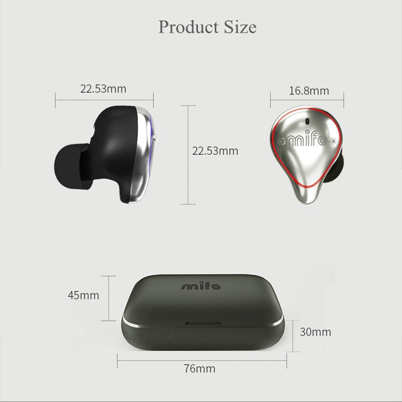 ขาย Mifo O5 Pro หูฟัง True Wireless รองรับ Bluetooth 5.0 กันน้ำได้ระดับ IPX7