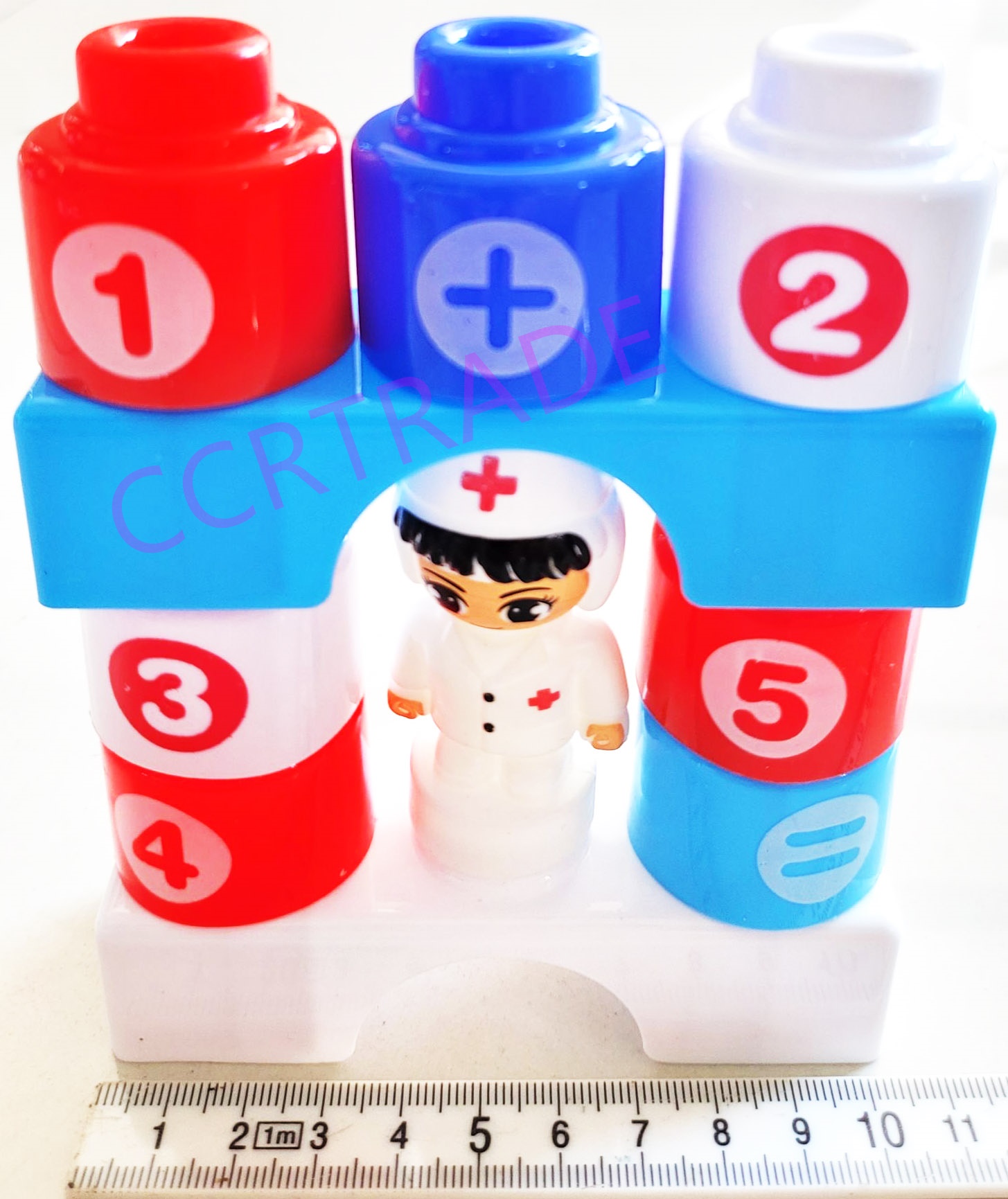 บล็อคตัวต่อพยาบาล 10 ชิ้นถุง 16x20 ซม.