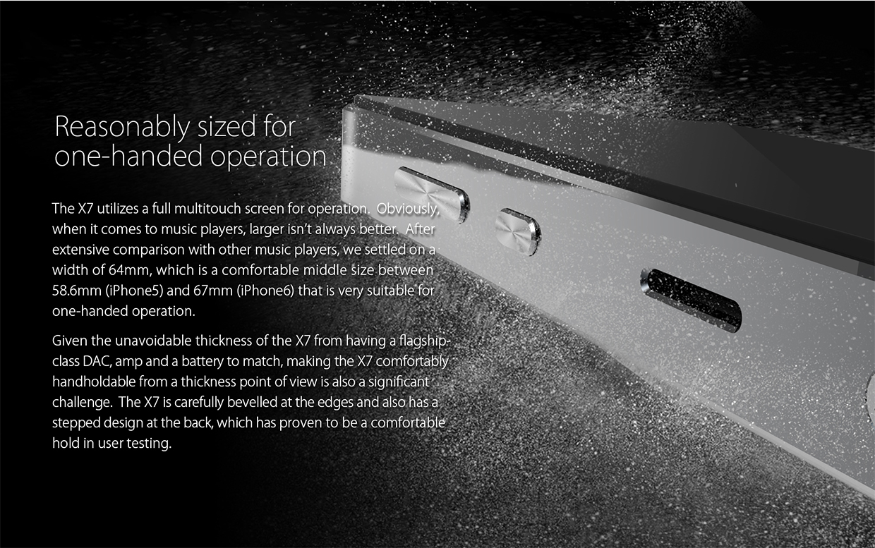 ขาย FiiO X7 เครื่องเล่นพกพาระดับ Hi-End หน้าจอ full touch screen เต็มรูปแบบ