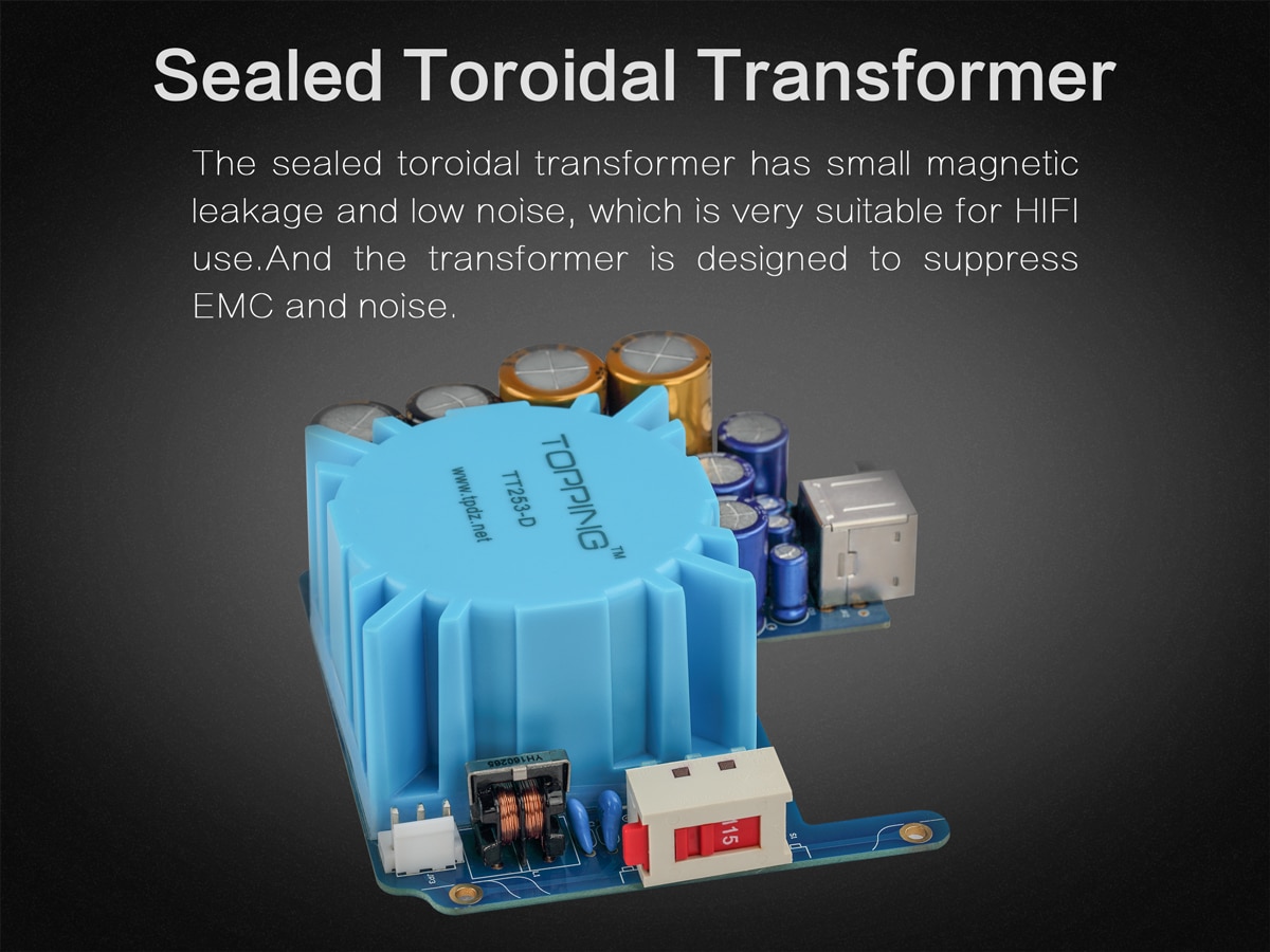 ขาย Topping P50 หม้อแปลงลด Noise สำหรับ Topping D50 , D50s , DX3 Pro , D30