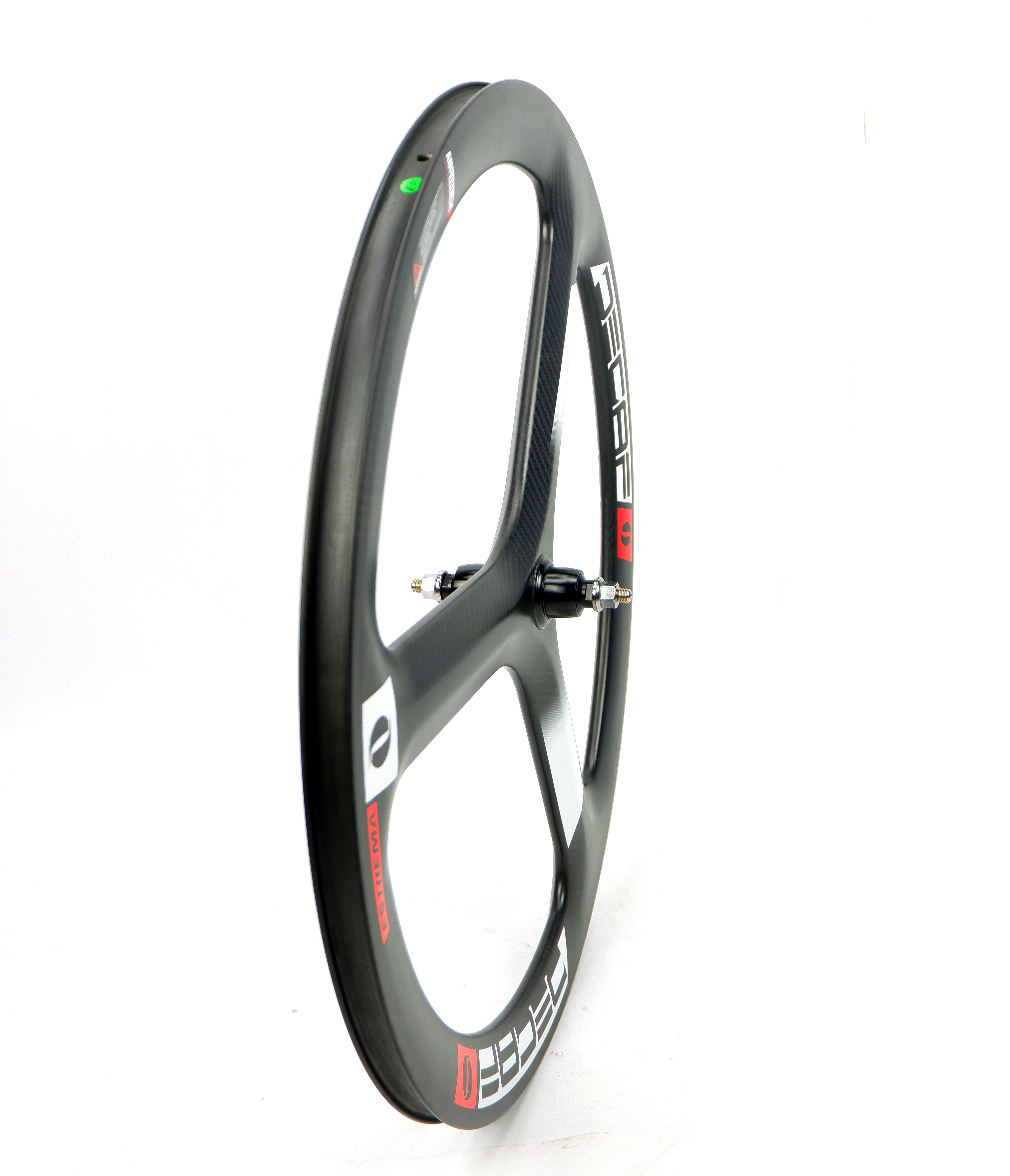 ล้อหน้าจักรยานคาร์บอนแบบ 3 ก้าน DECA ขนาด 700C