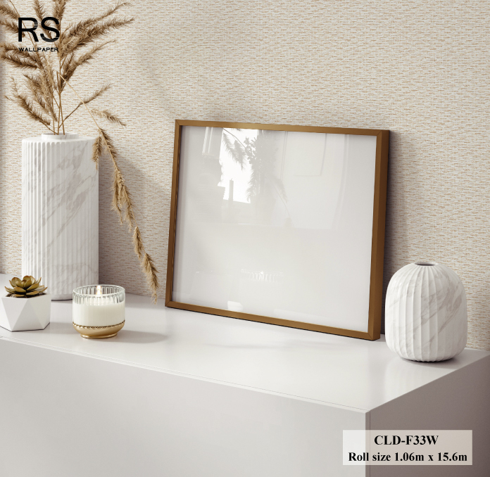 วอลเปเปอร์ หวายสีน้ำตาลอ่อน CLD-F33W