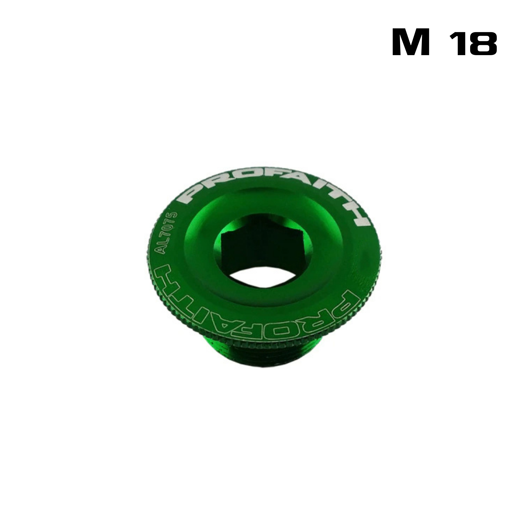 น็อตปิดขาจานจักรยาน PROFAITH M20 M18 Aluminum Alloy