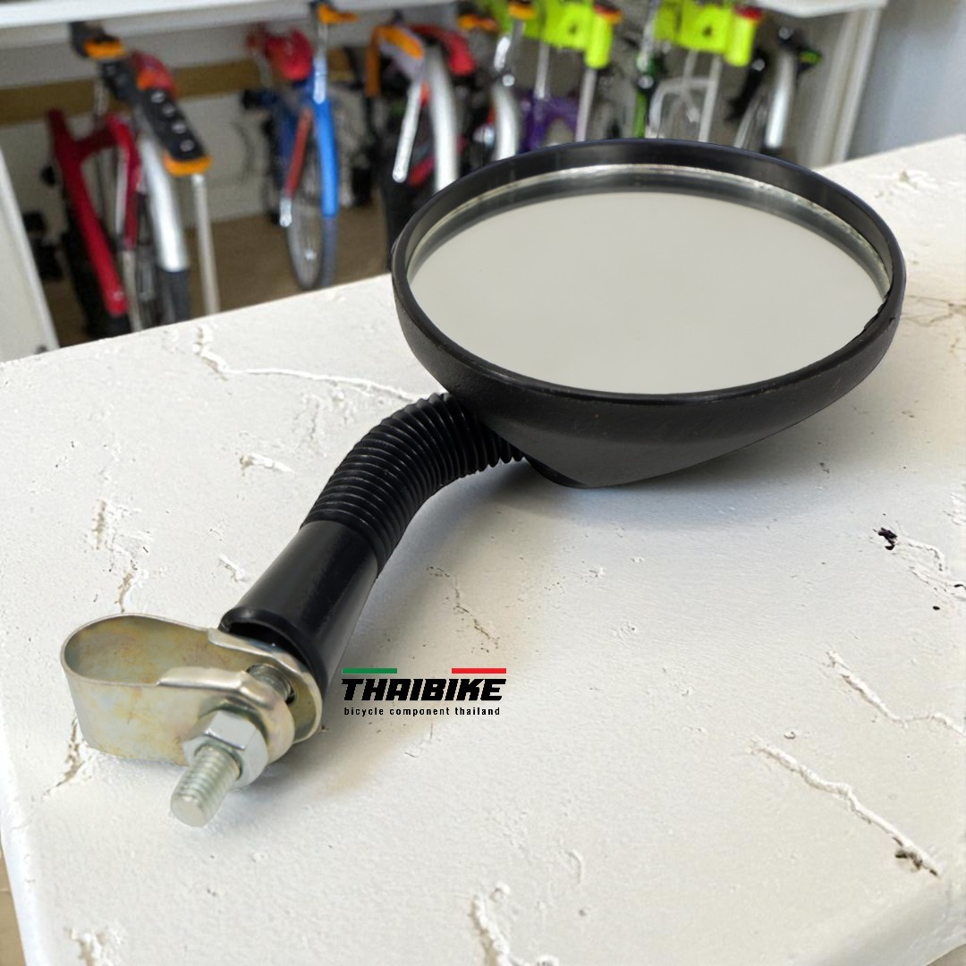 กระจกข้างจักรยาน มอเตอร์ไซค์ รถไฟฟ้า รุ่นใหม่ ขนาดใหญ่3.5นิ้ว (9ซม.)