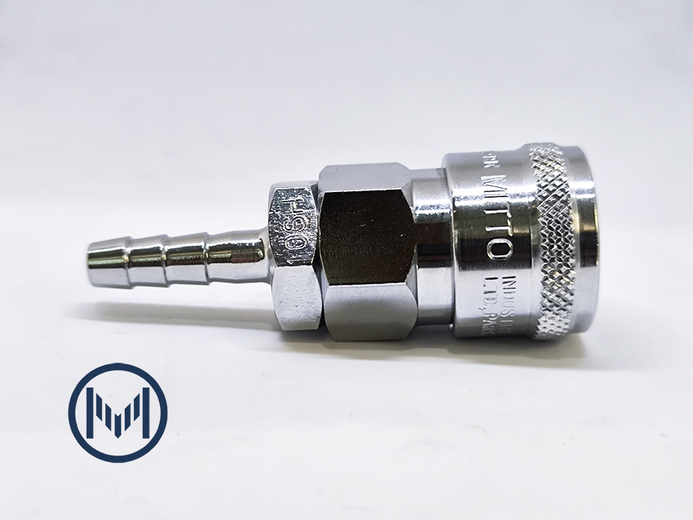 10SH หางปลา 3/16" ข้อต่อสวมเร็ว คอปเปอร์ลม แบบหางปลา