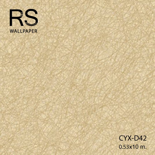 วอลเปเปอร์สีพื้น แท็กเจอร์ไหม สีทองอ่อน CYX-D42