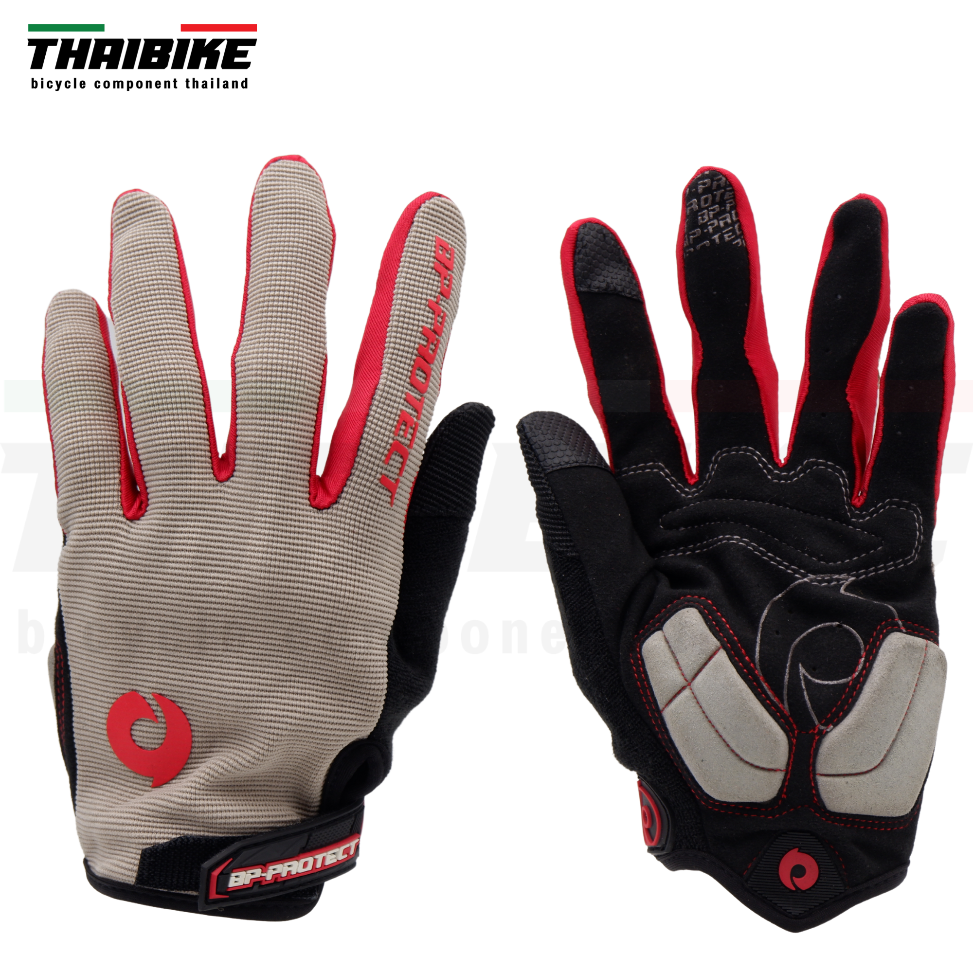 ถุงมือปั่นจักรยานเต็มนิ้ว BP-PROTECT ถุงมือจักรยาน แบบยาว