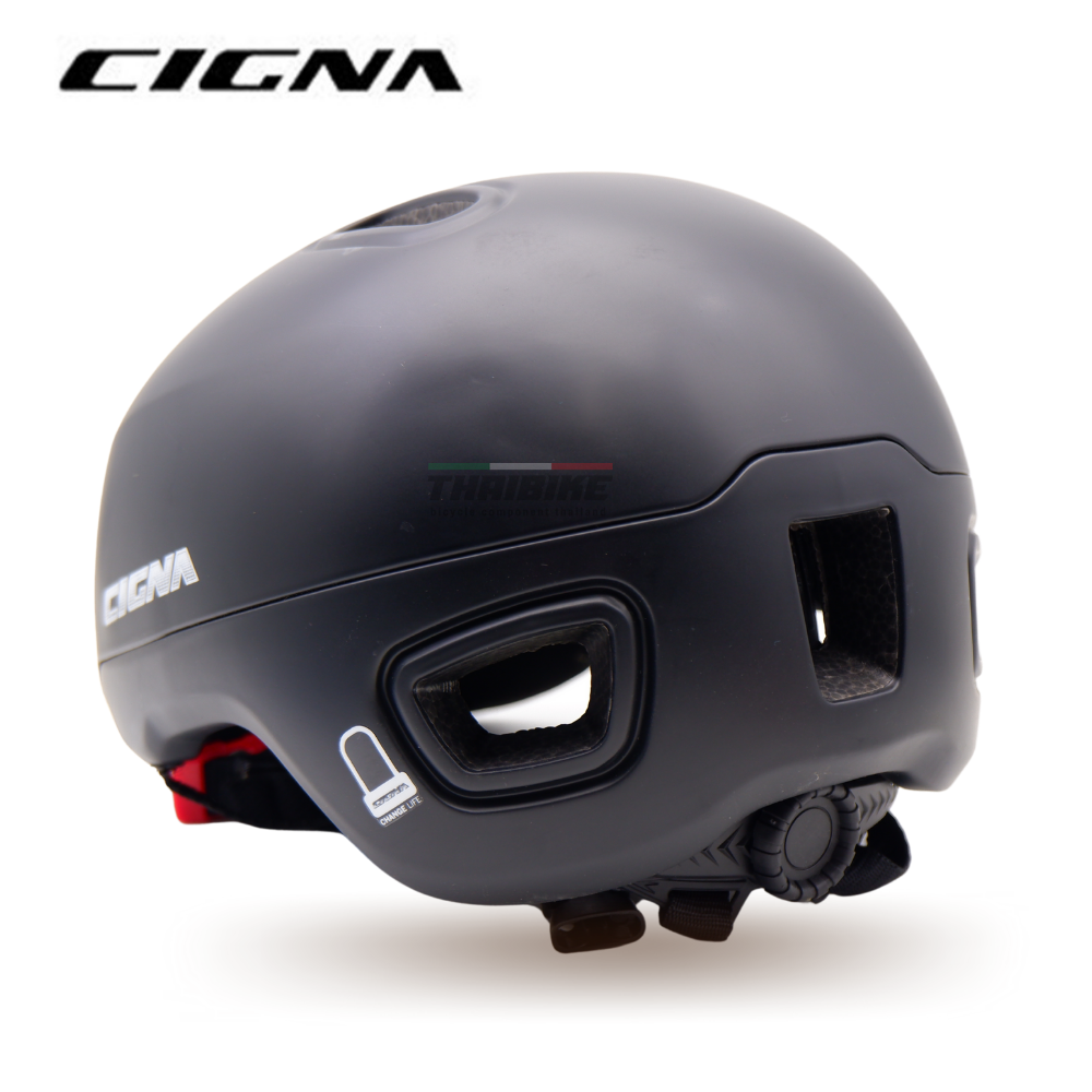 หมวกจักรยานแบบกลม มีแก็บกันแดด CIGNA หมวกผู้ใหญ่ SIZE L 57-62CM