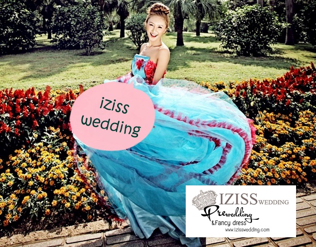 PW177 - Pre order ชุดคู่ถ่ายพรีเวดดิ้ง (prewedding dress) & ชุดแต่งงานแฟนซี (Fancy wedding dress)ชายหญิง "ธีมสีฟ้า-เขียว"