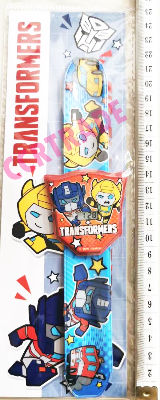 นาฬิกาสายรัดข้อมือทรานฟอร์เมอร์แผง 25 ซม.(ลิขสิทธิ์แท้)(1x6)