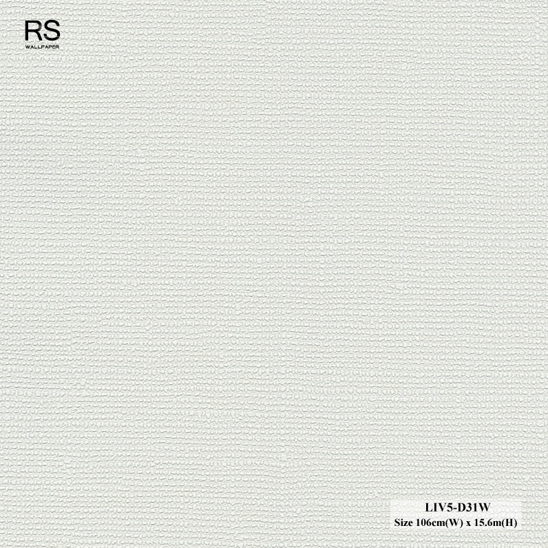 วอลเปเปอร์ลายผ้า สีเทาอ่อน LIV5-D31W