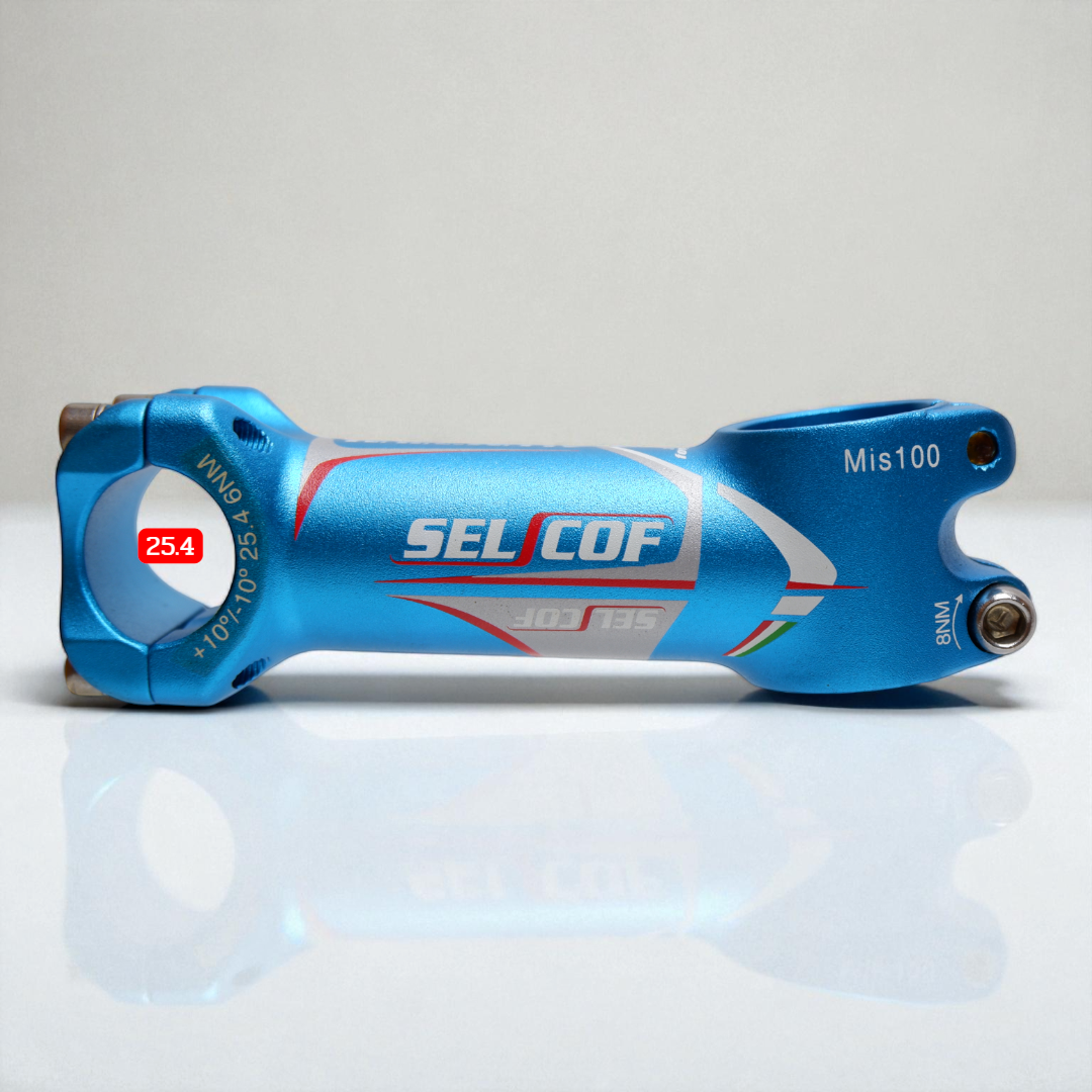 สเต็มจักรยาน SELCOF K043 ±10° 7071 อลูมิเนียม คอแฮนด์ 25.4/31.8 มม. น้ำหนักเบา แข็งแรง งานไต้หวัน