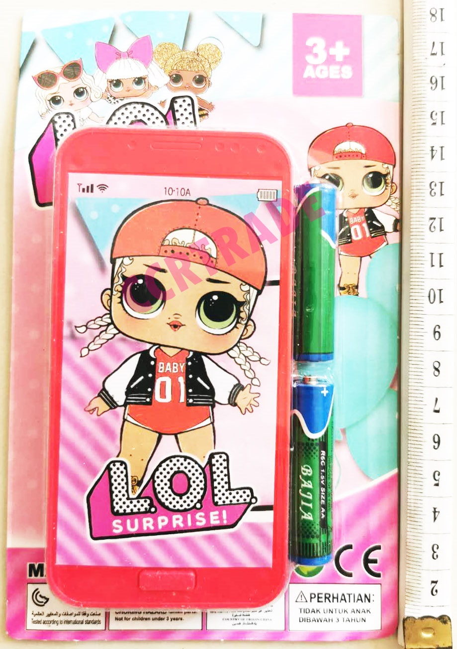 โทรศัพท์ LOL มีเสียง+ถ่านแผง 17 ซม.