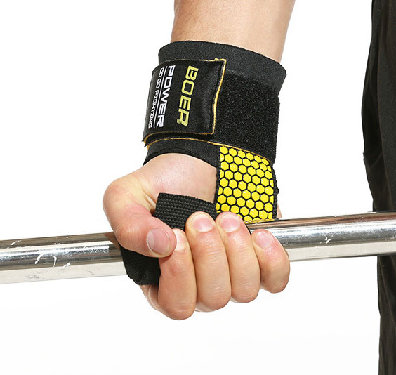 Straps Boer แสตรปส์ ผ้าพันข้อมือยกน้ำหนัก