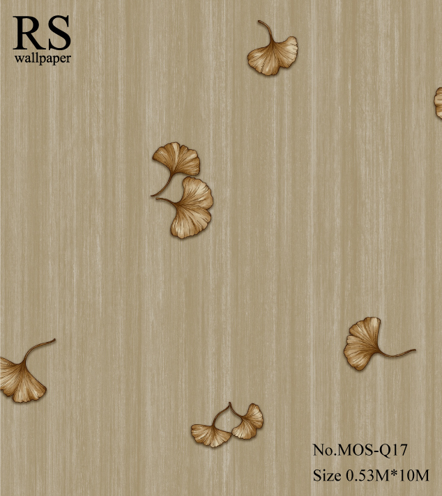 วอลเปเปอร์ลายใบไม้สไตล์วินเทจ คลาสสิค MOS-Q17