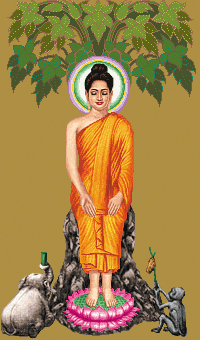 พระพุทธรูปปางป่าเลไลยก์ วันพุธกลางคืน