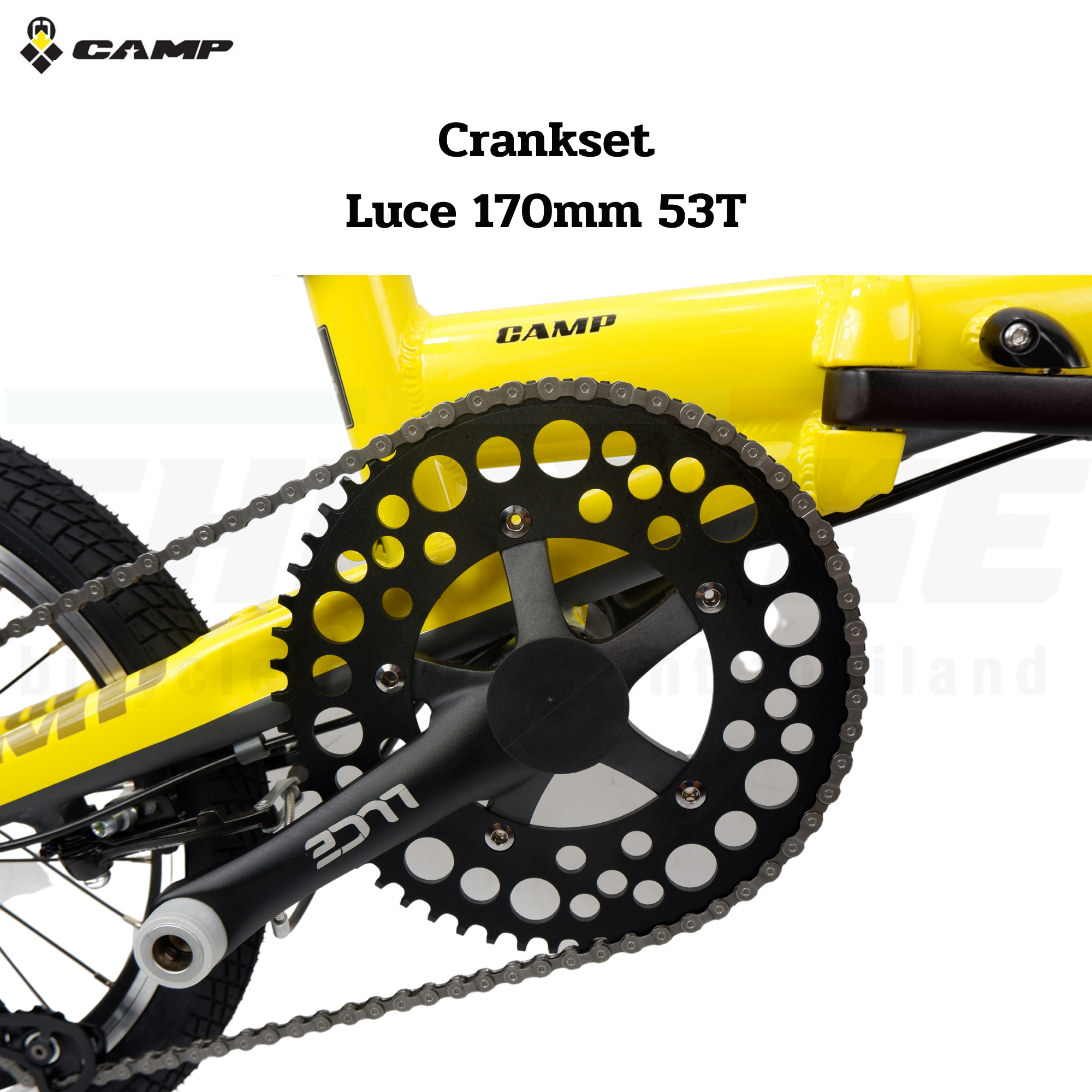 จักรยานพับอลูมิเนียม CAMP รุ่น HAZY ล้อ 16 นิ้ว พกพาสะดวก มีเกียร์