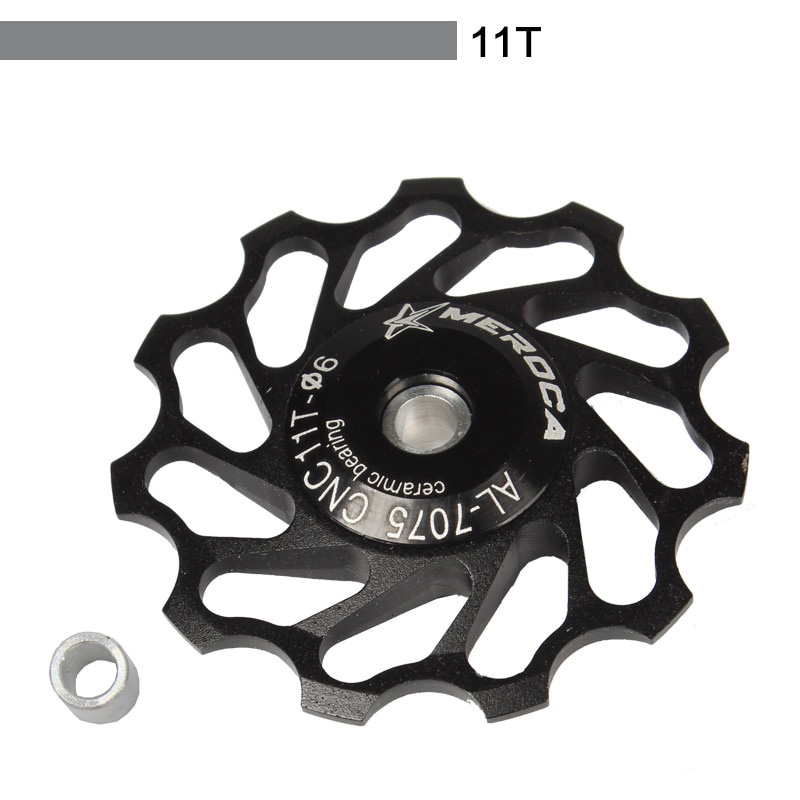 ลูกกลิ้ง ลูกรอกตีนผีหลังจักรยานแบบเซรามิค ยี่ห้อ MEROCA 11 13 ฟัน