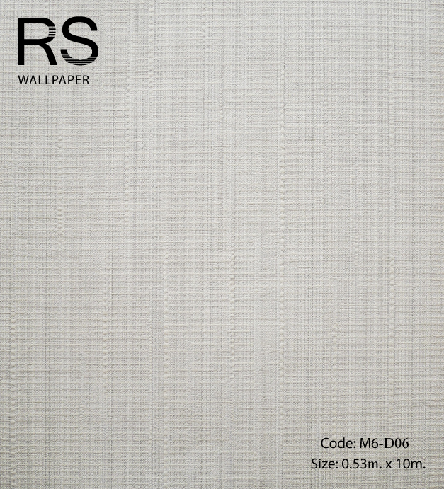 วอลเปเปอร์พื้นเรียบสีเทาอ่อนมีเทกเจอร์เส้น M6-D06