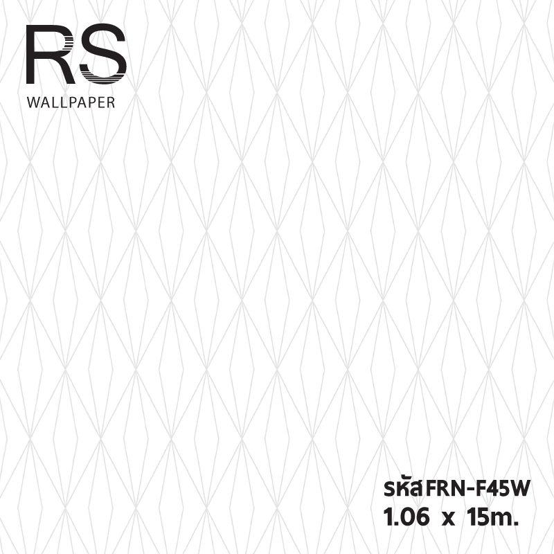 วอลเปเปอร์ ลายโมเดิร์น มินิมอลเส้นเทาเงิน พื้นขาว FRN-F45W