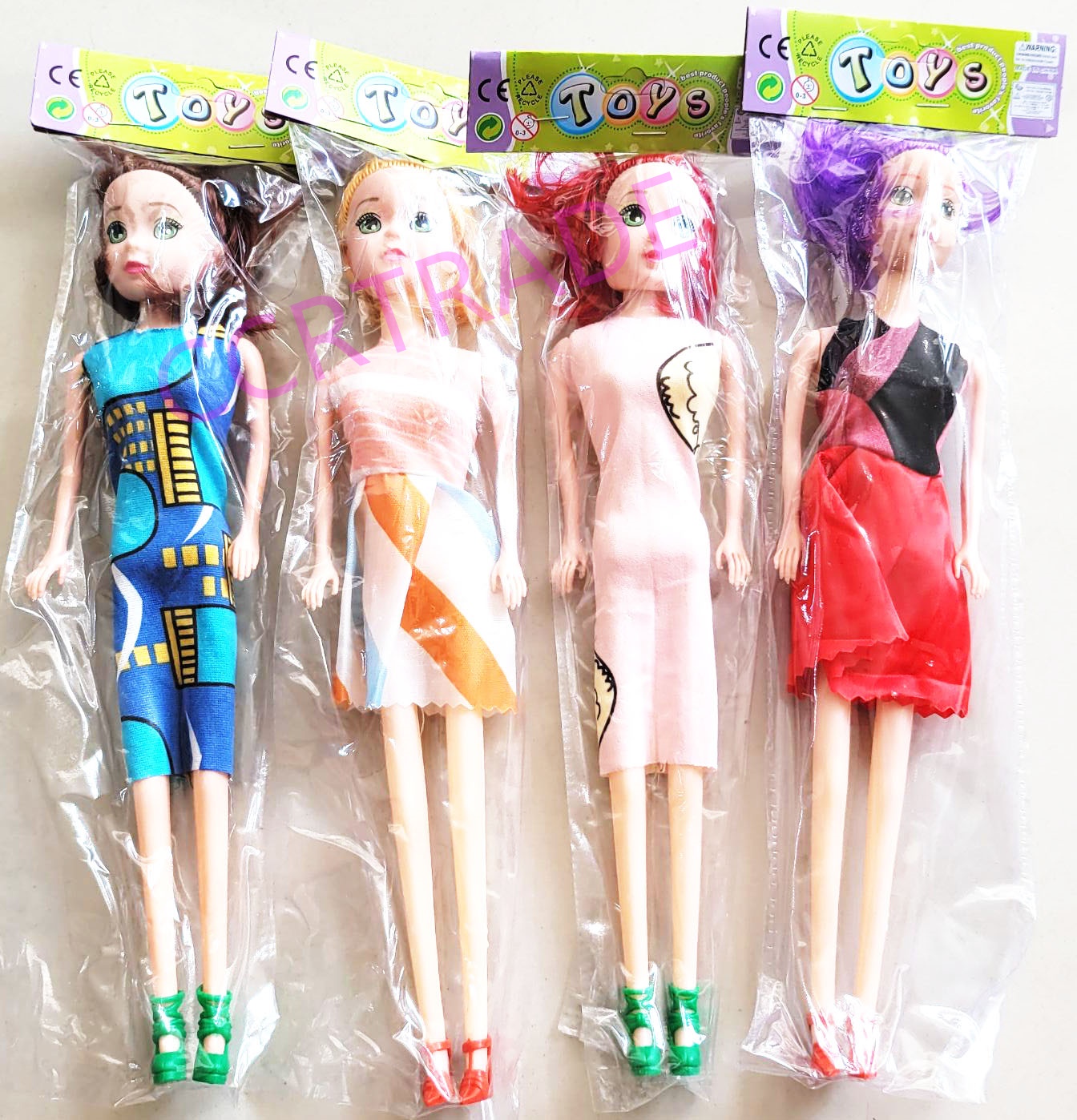 ตุ๊กตาบาร์บี้โมเดลถุง PVC (งานสวย) 32 ซม.