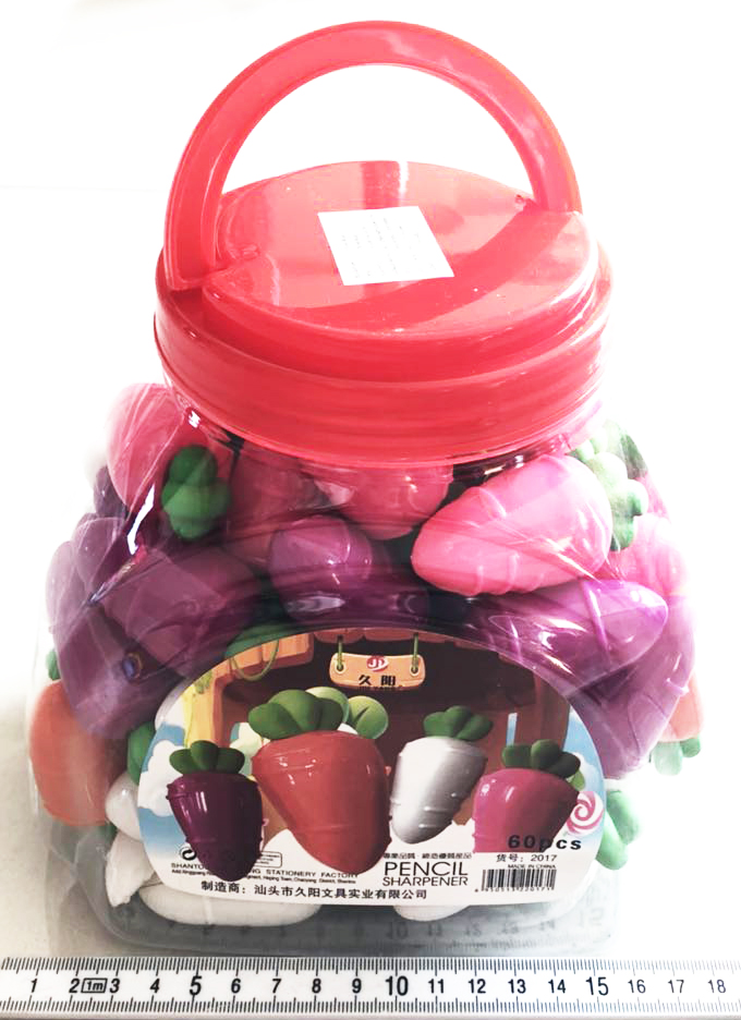 กบเหลาแครอท 60 ชิ้นกระปุก 17 ซม.