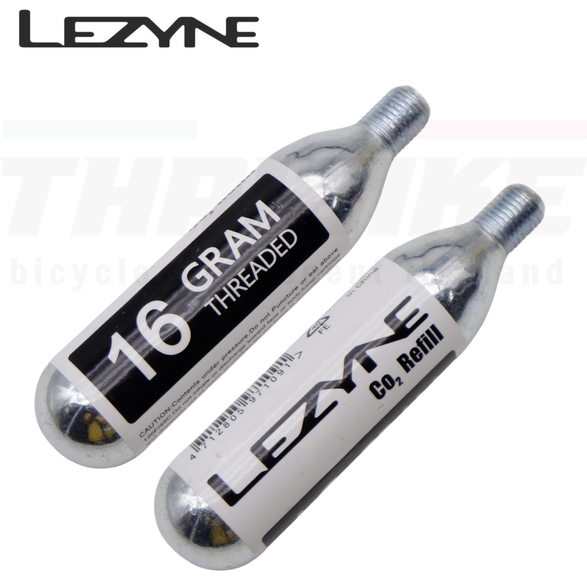 หลอด CO2 16กรัม TOKEN/ LEZYNE เติมรลมรถจักรยาน หัวเกลียว