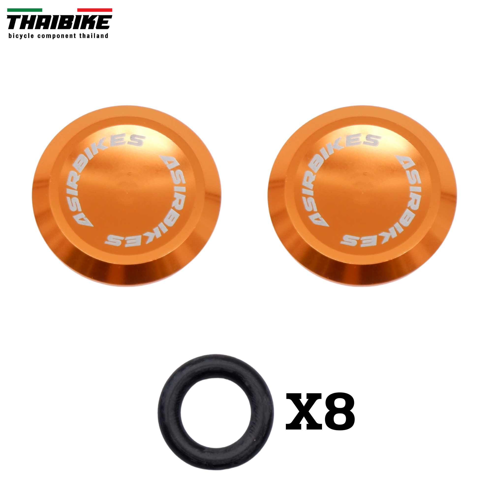 จุกปิดปลายแฮนด์จักรยานเสือหมอบ เสือภูเขา อลูมิเนียม CNC ยี่ห้อ ASIRBIKE/FMF