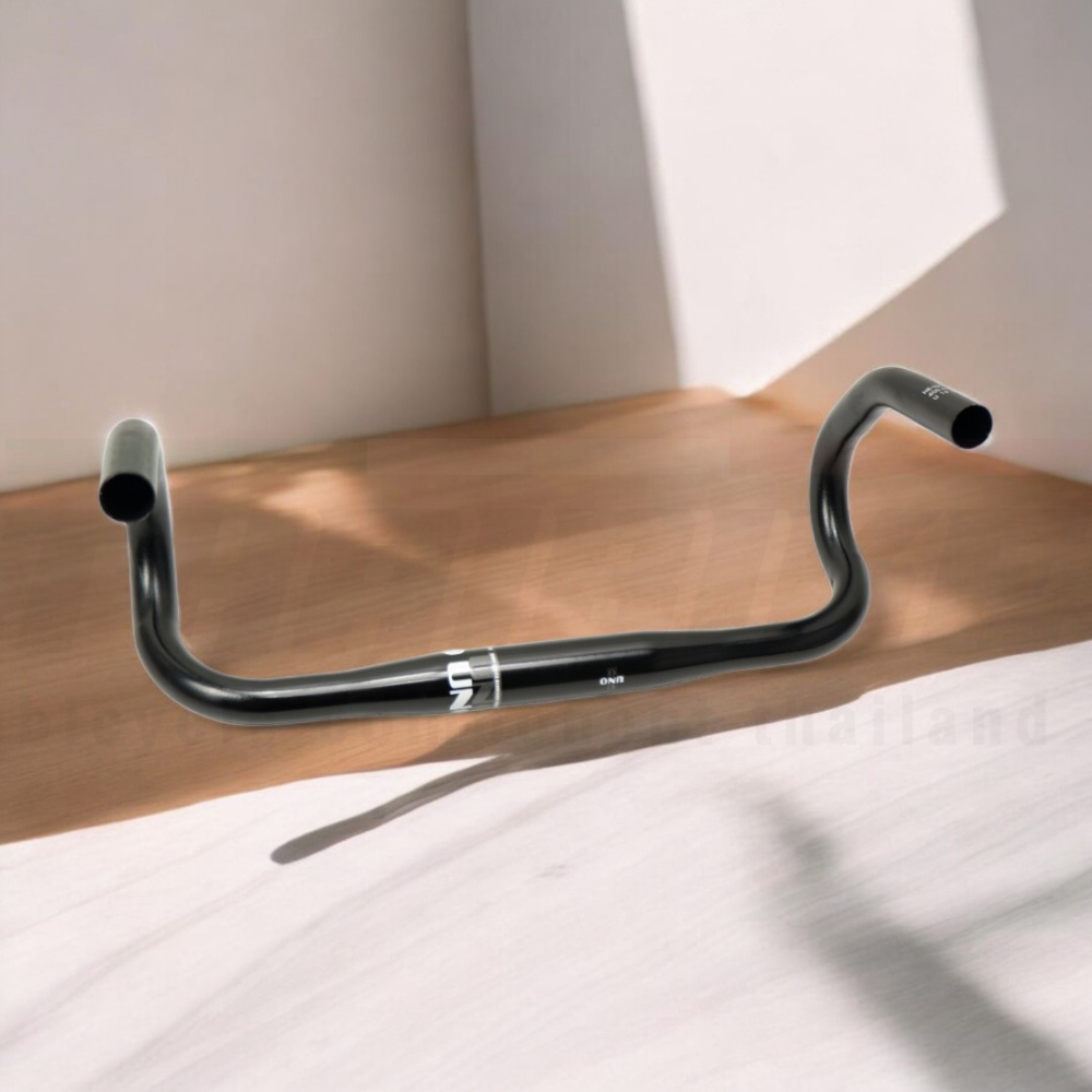 UNO HBTM13 แฮนด์จักรยานเสือหมอบ 31.8 อลูมิเนียม 6061 DB Drop131 Reach84