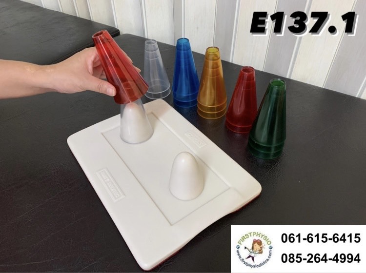 กรวยฝึกจับอะคริลิค/กรวยฝึกมืออะคริลิค/STACKING CONES ชุด 15 ชิ้น/E137.1