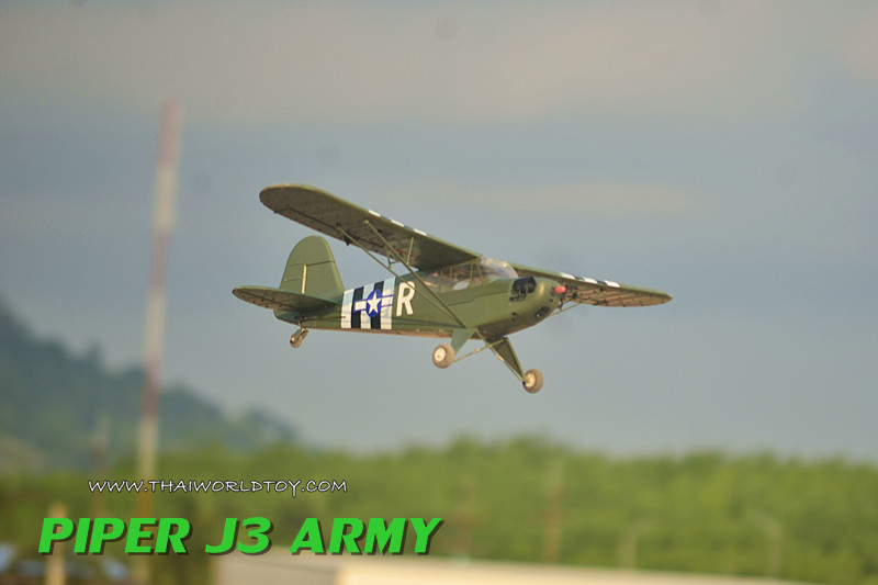 Piper J-3 ARMY 680MM. 6Gyro