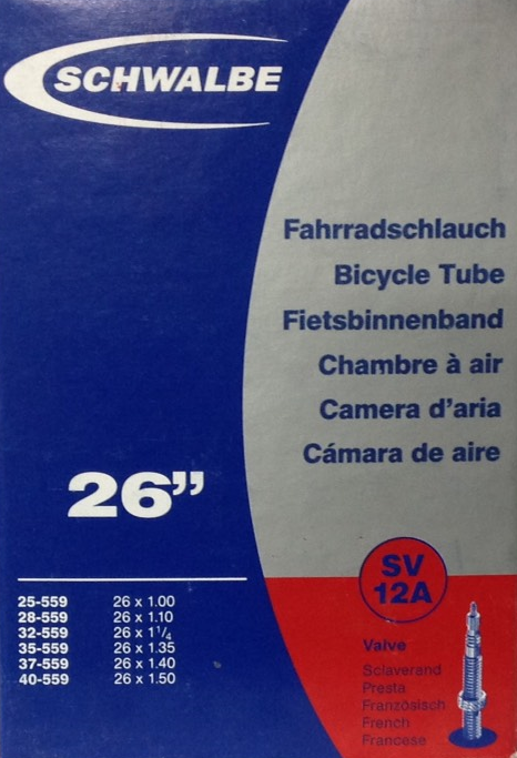 Schwalbe 26x1.0-1.5 SV12A จุ๊บเล็ก